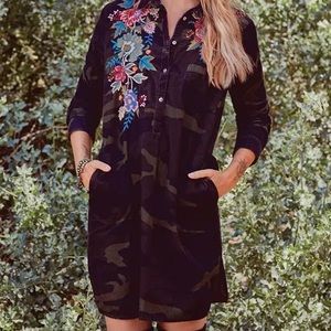 ✨Johnny Was✨ TYRELL COLLARED TUNIC DRESS